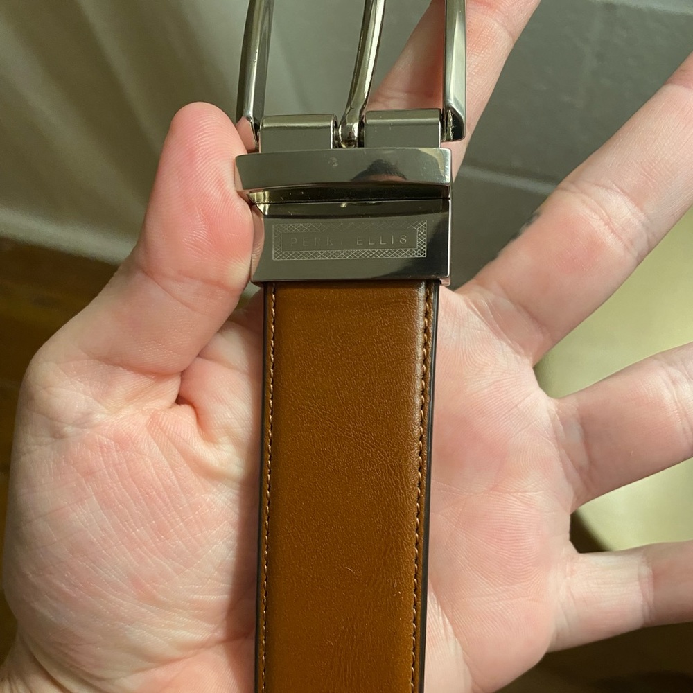 Leather belt